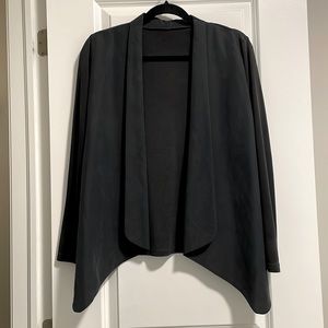 Greyish Navy Suede Blazer